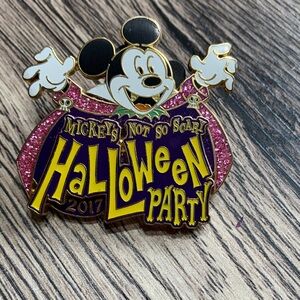 Disney Halloween Party Pin - Black, Purple, Pink, Yellow